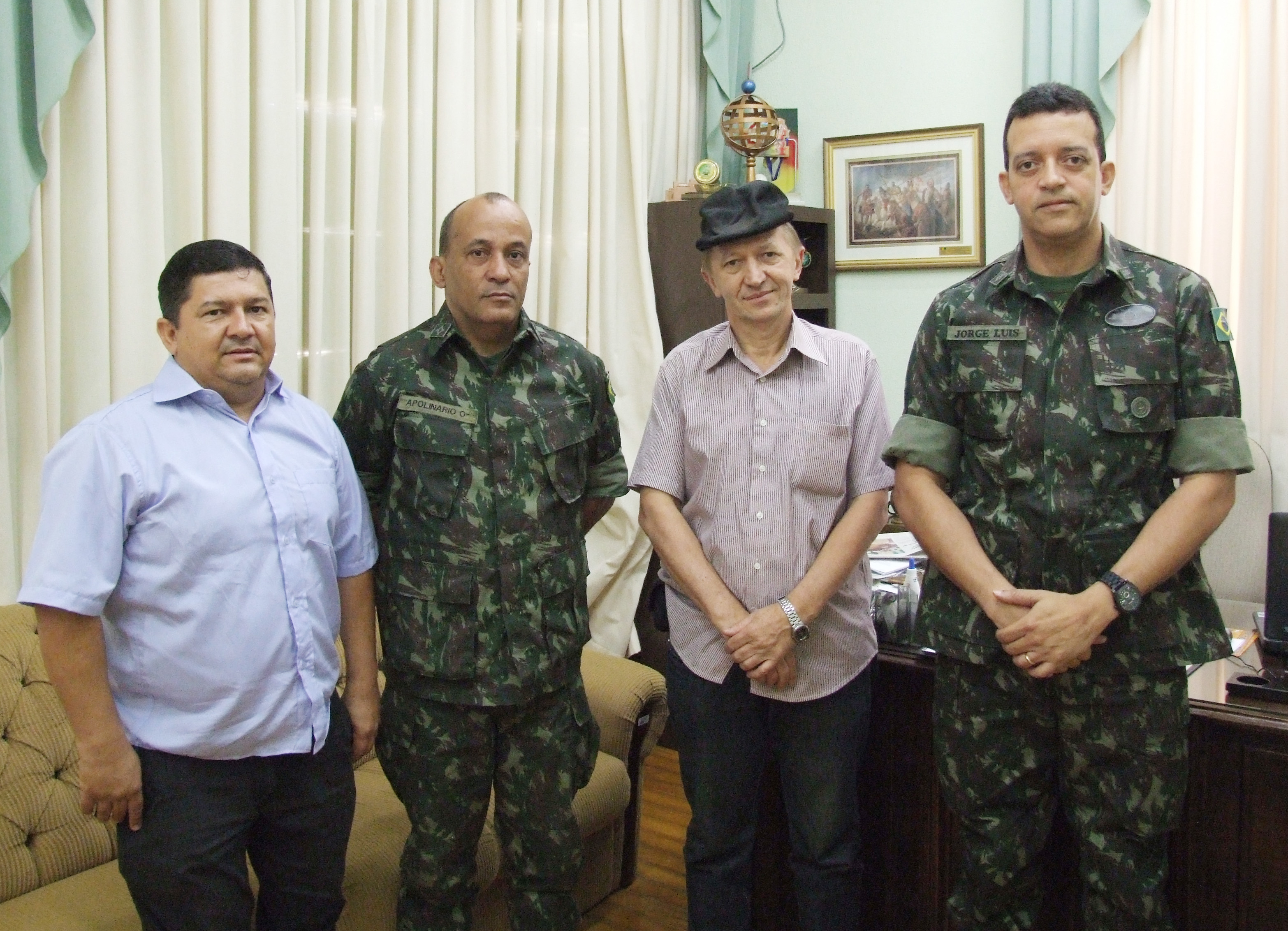 Novo Comandante do 1ºBCom no Legislativo de Santo Ângelo