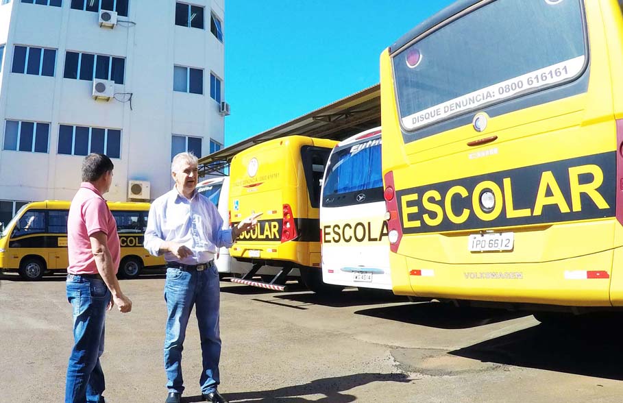 Presidente da Câmara articula parceria entre Estado e Município a fim de garantir transporte escolar para todos. 