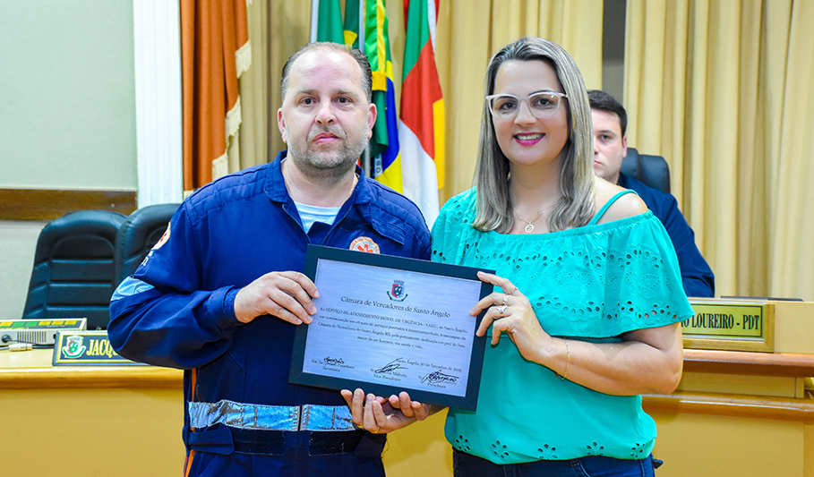 Sessão Especial celebra 10 anos do SAMU em Santo Ângelo