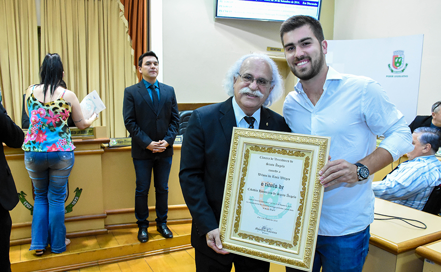 Wilson da Rosa Wilges recebe título de Cidadão Honorário de Santo Ângelo