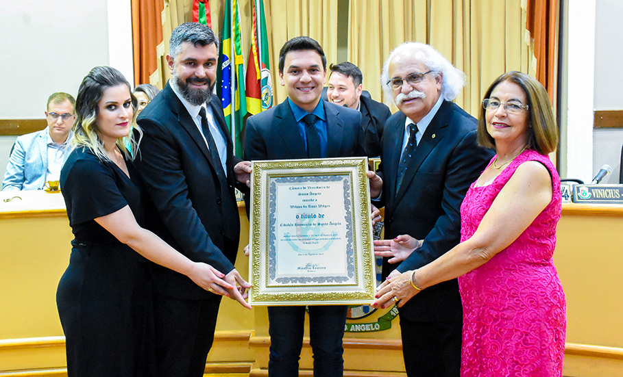Wilson da Rosa Wilges recebe título de Cidadão Honorário de Santo Ângelo