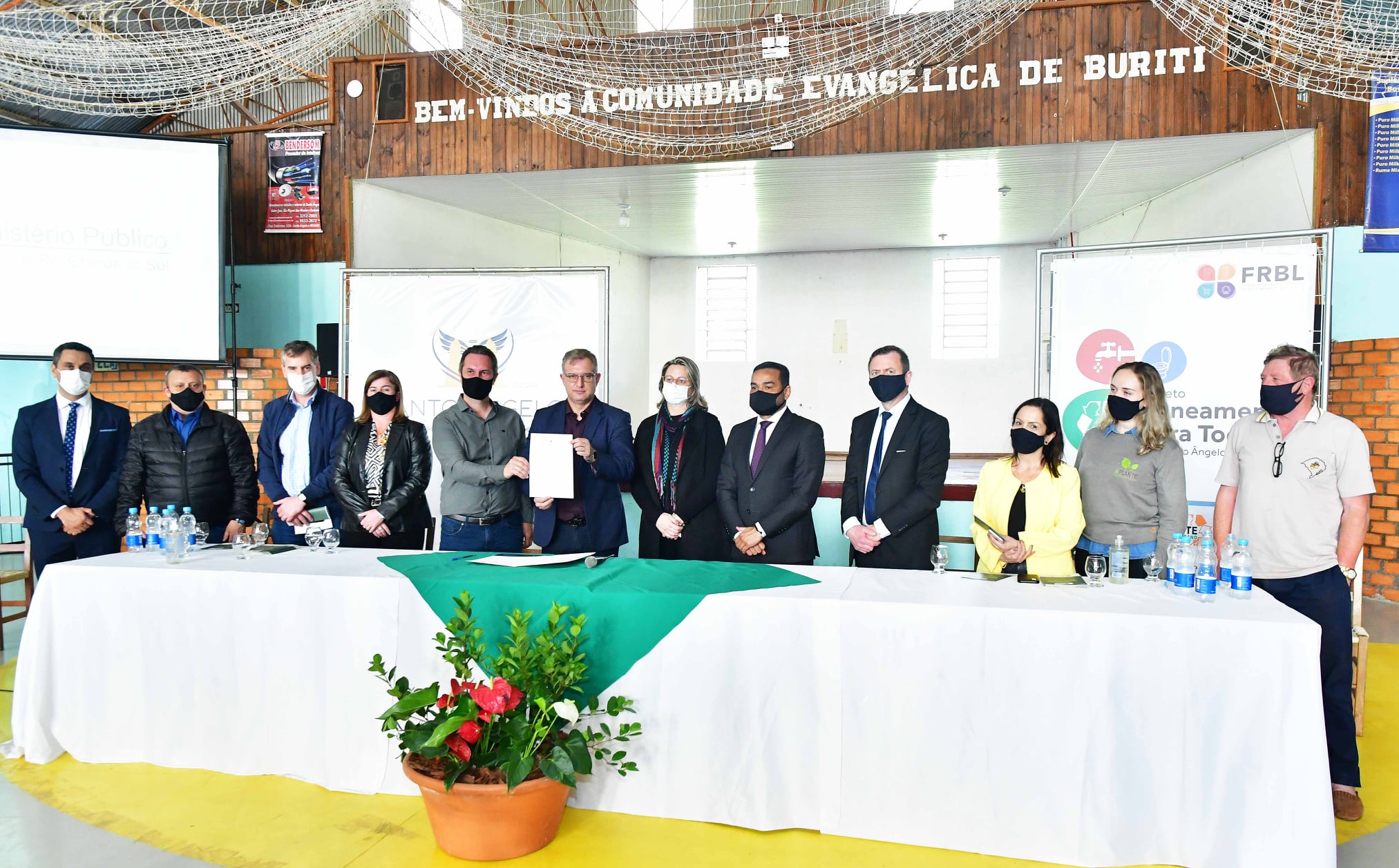 Poder Legislativo presente no lançamento o Projeto "Saneamento para Todos"