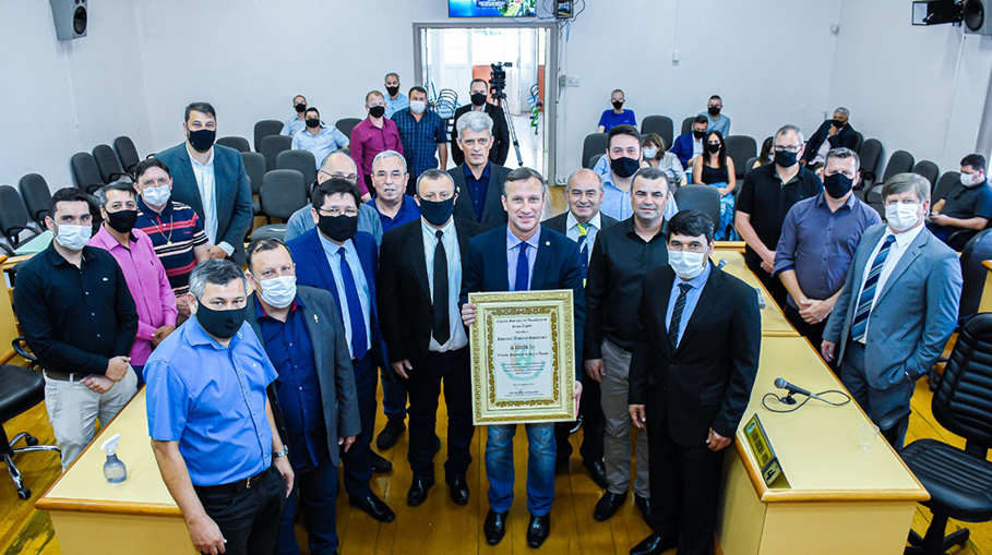 Deputado federal Ubiratan Sanderson recebe título de Cidadão Honorário de Santo Ângelo