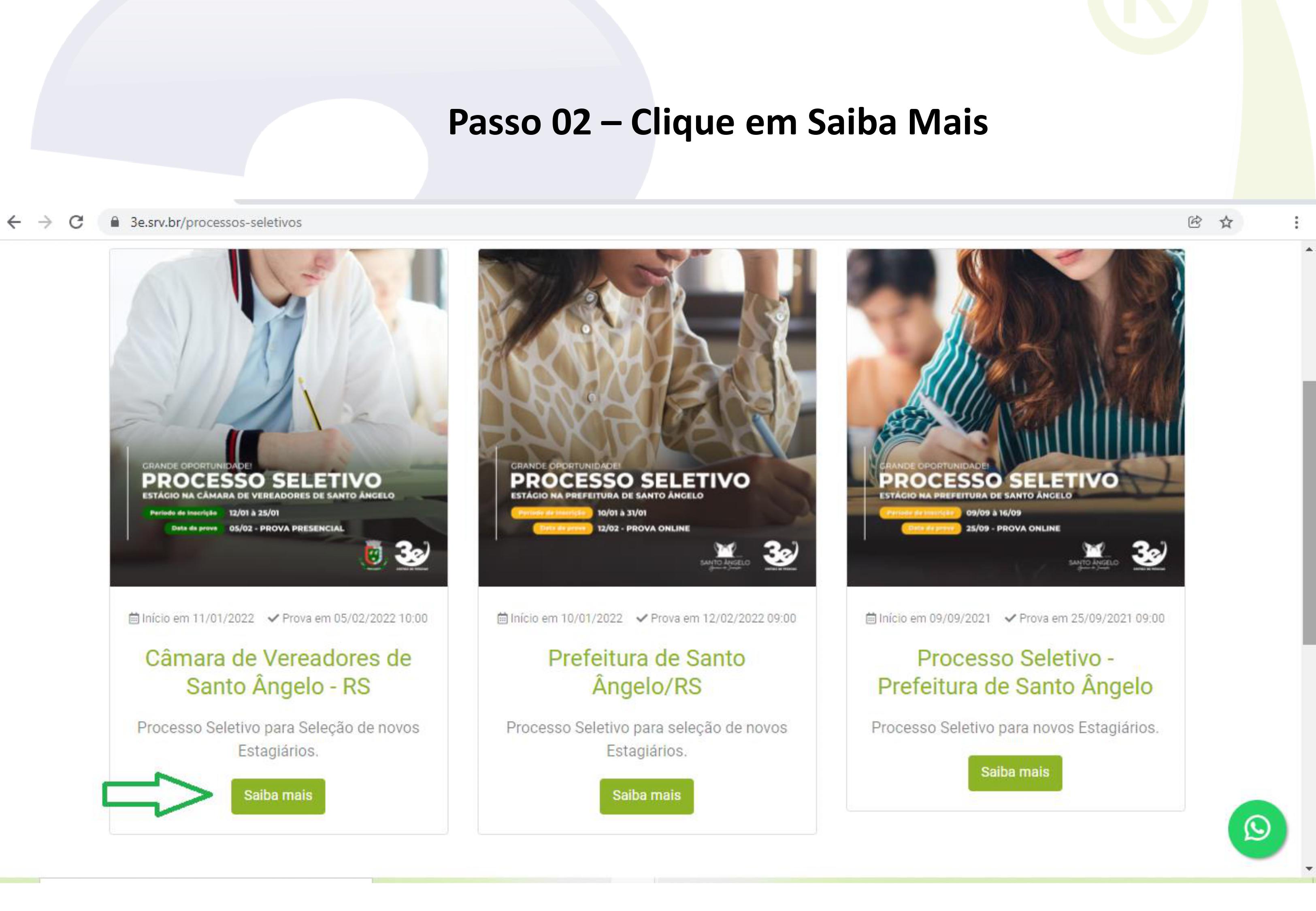 Câmara de Vereadores abre processo seletivo para estagiários