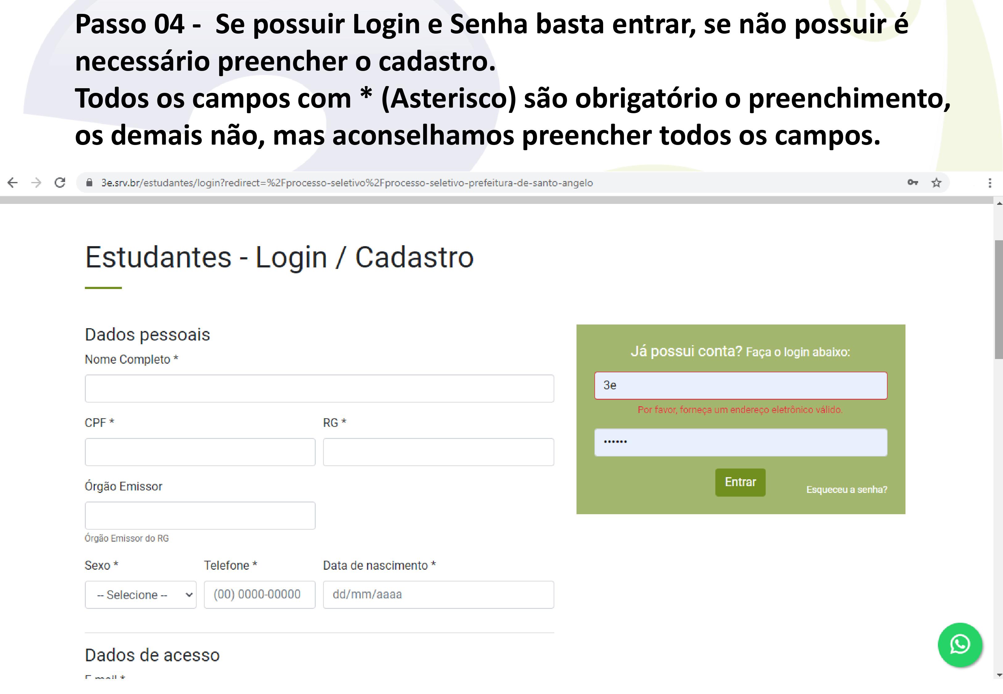 Câmara de Vereadores abre processo seletivo para estagiários