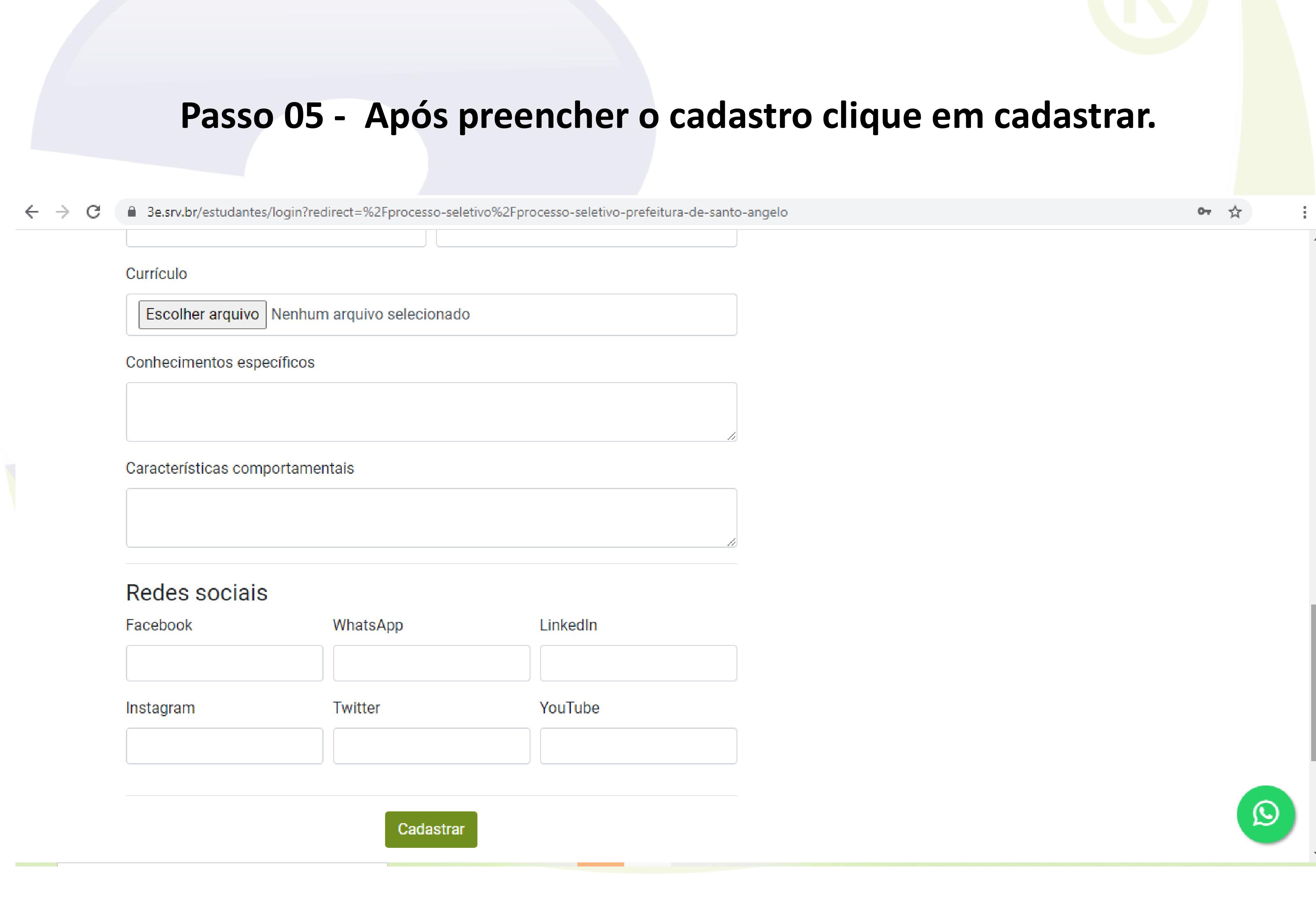 Câmara de Vereadores abre processo seletivo para estagiários