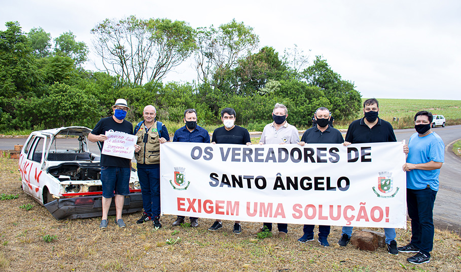 Câmara de Vereadores realiza manifestação na ERS-344
