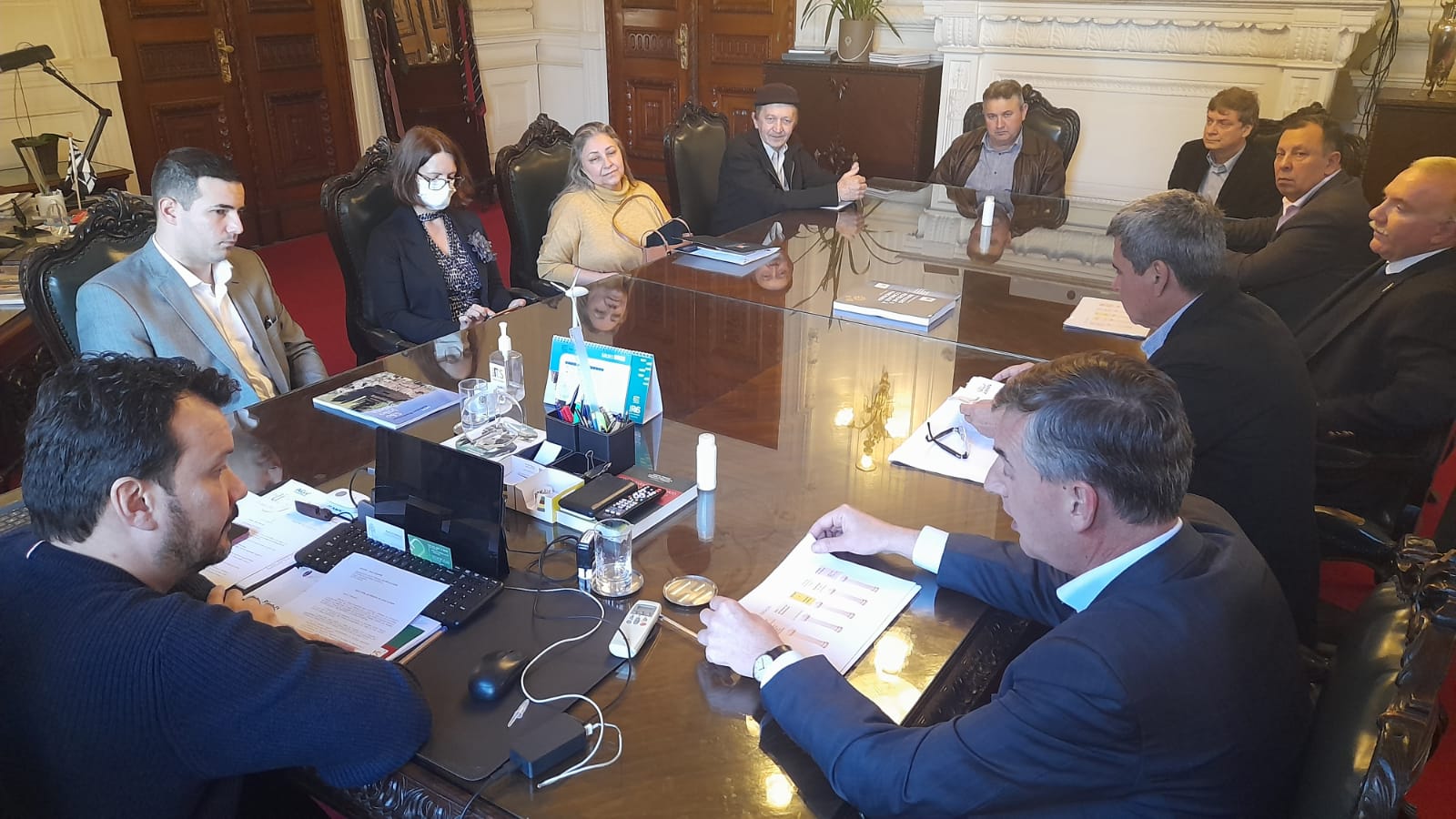  Presidente do Legislativo participa de importantes reuniões na Casa Civil em Porto Alegre