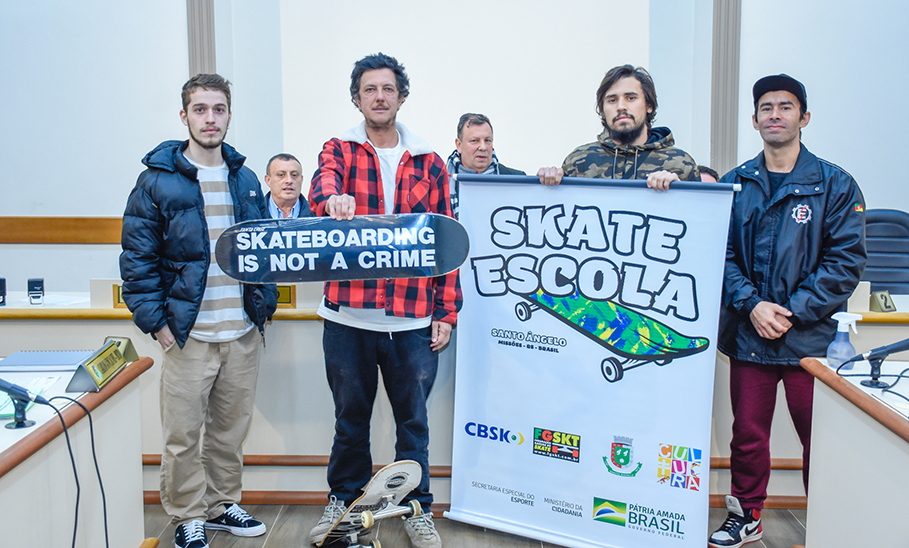 Programa Skate na Escola inicia em Santo Ângelo