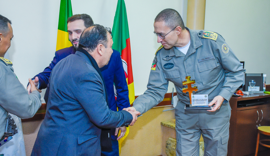 Legislativo participa de reunião com Comando-Geral da Brigada Militar