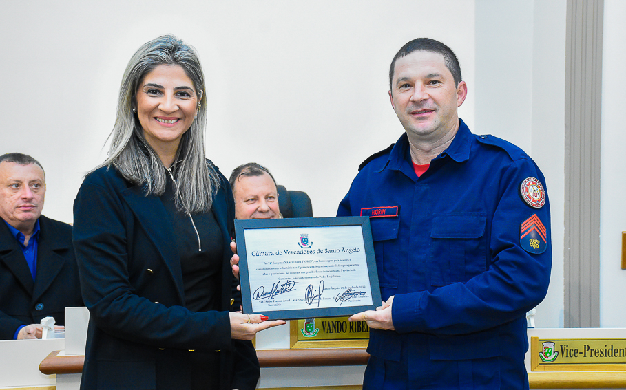 Bombeiros que atuaram contra o incêndio na Argentina recebem homenagem do Legislativo