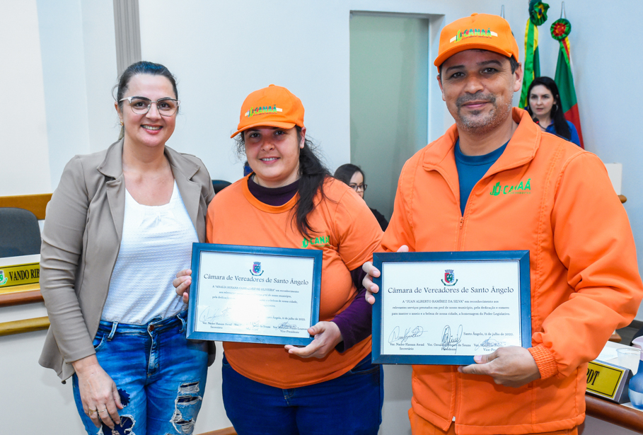 Garis santo-angelenses recebem homenagem especial do Legislativo