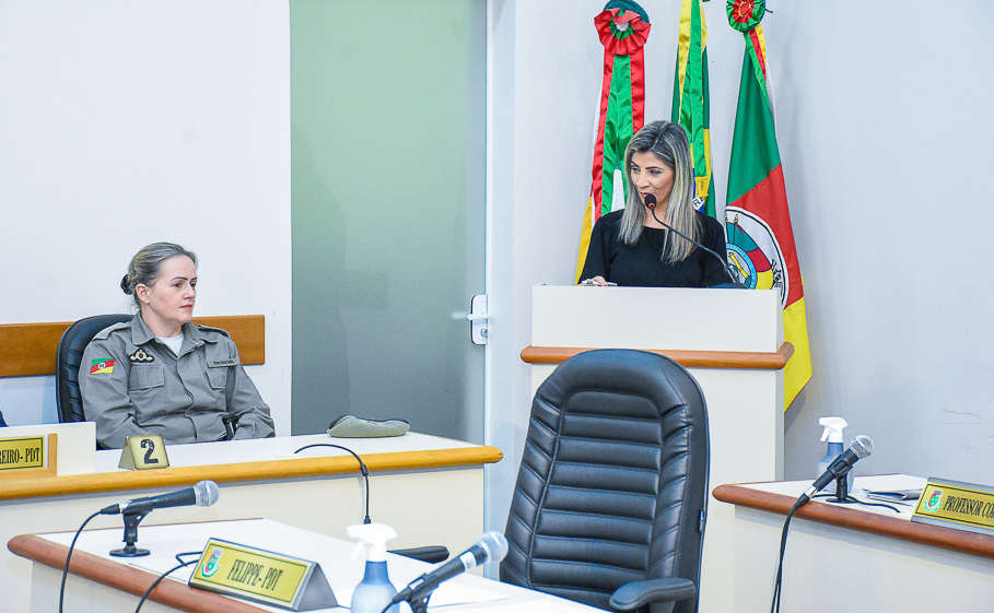 Patrulha Maria da Penha completa 7 anos de atuação em Santo Ângelo com homenagem do Legislativo