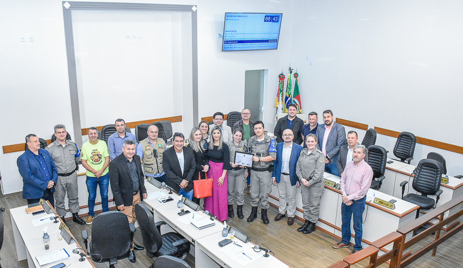 Patrulha Maria da Penha completa 7 anos de atuação em Santo Ângelo com homenagem do Legislativo