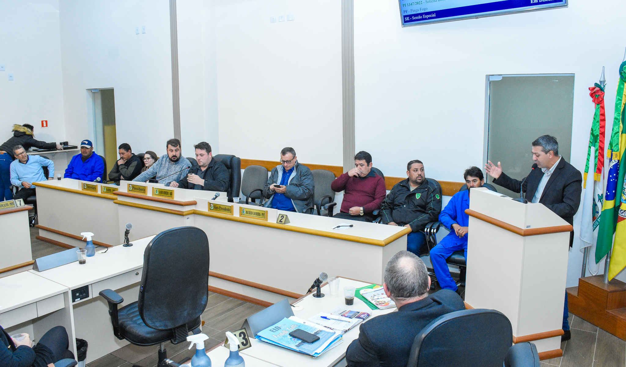 Câmara de Vereadores realiza homenagem à empresa Uniserv
