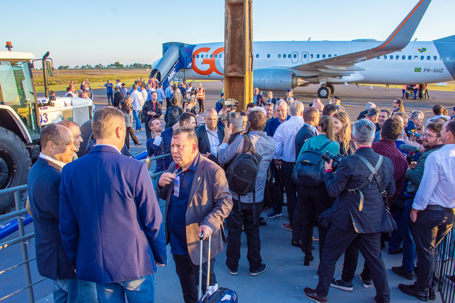 Pela primeira vez na região Boeing 737-800 da empresa Gol da início aos Voos com conexão são Paulo, Santo Ângelo 