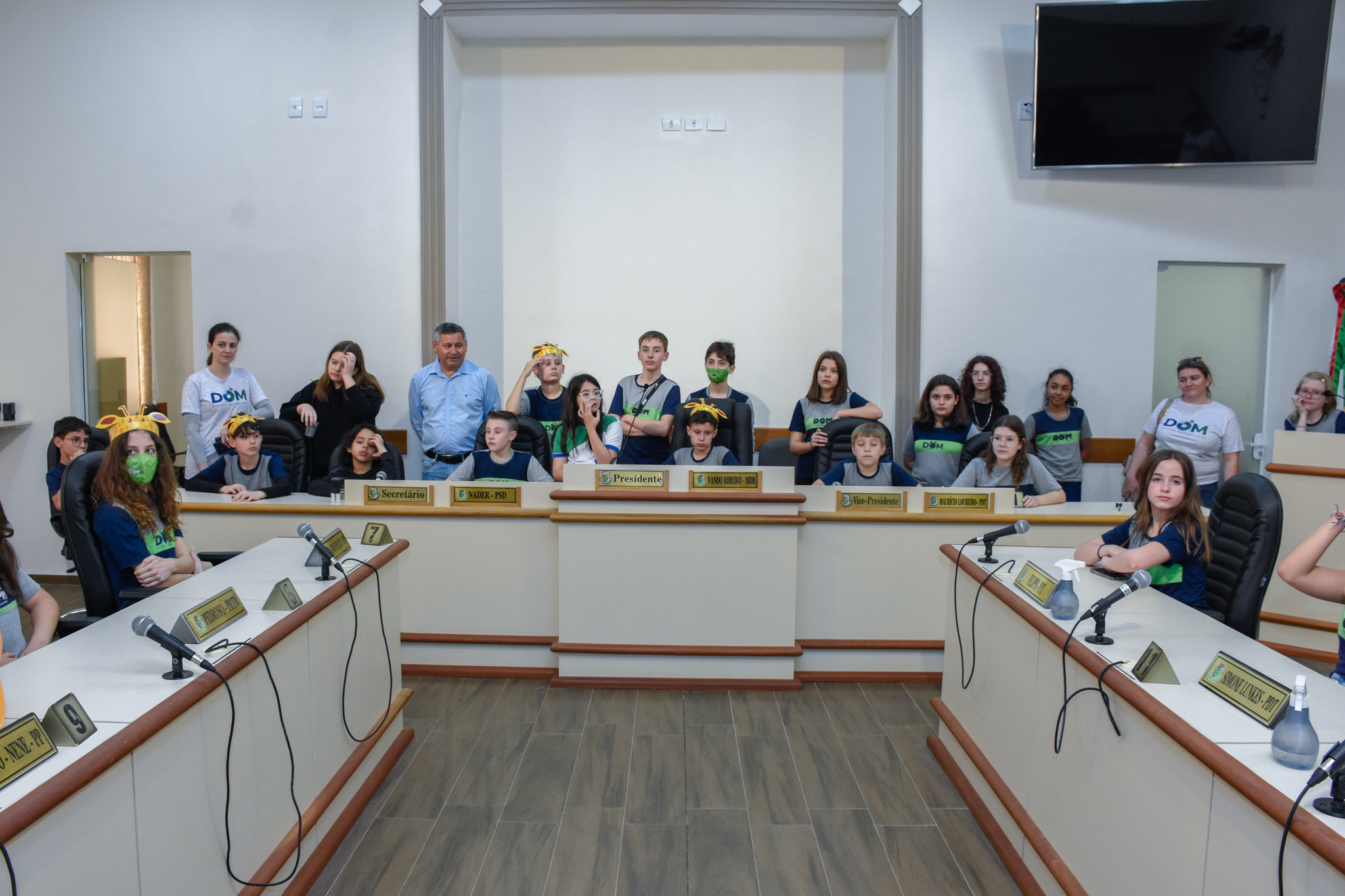 Estudantes de Maravilha/SC visitam o parlamento municipal 