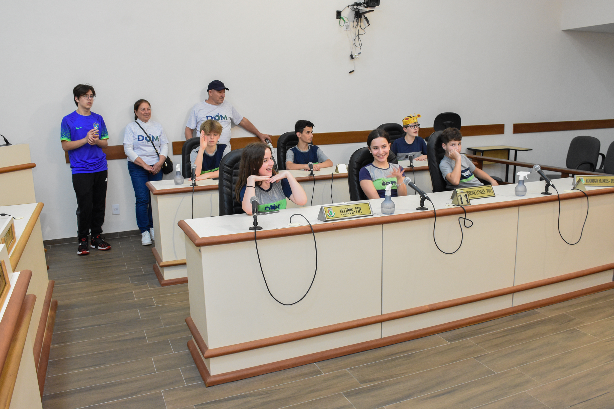 Estudantes de Maravilha/SC visitam o parlamento municipal 