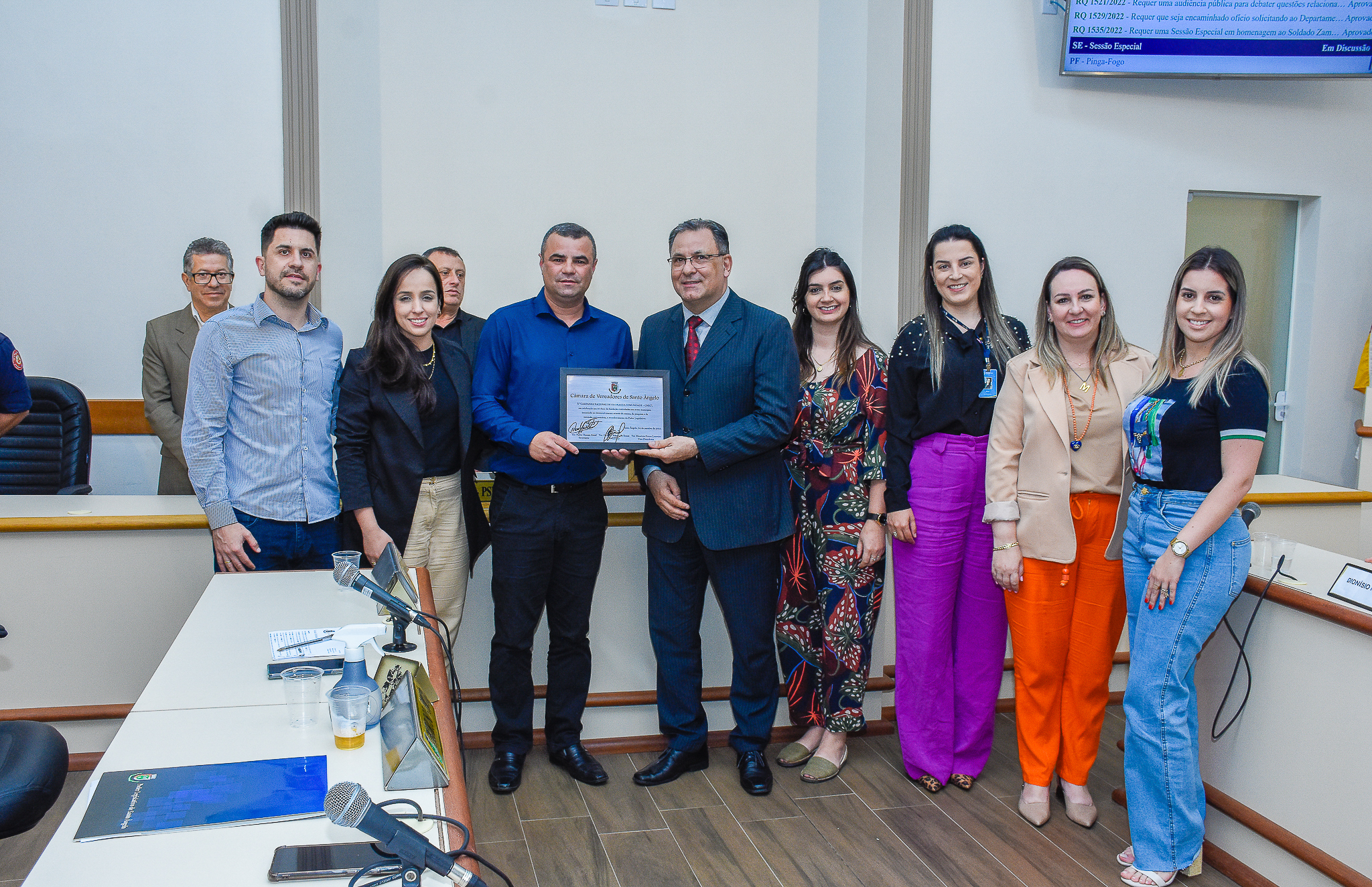 Legislativo presta homenagem aos 70 anos da Faculdade CNEC Santo Ângelo