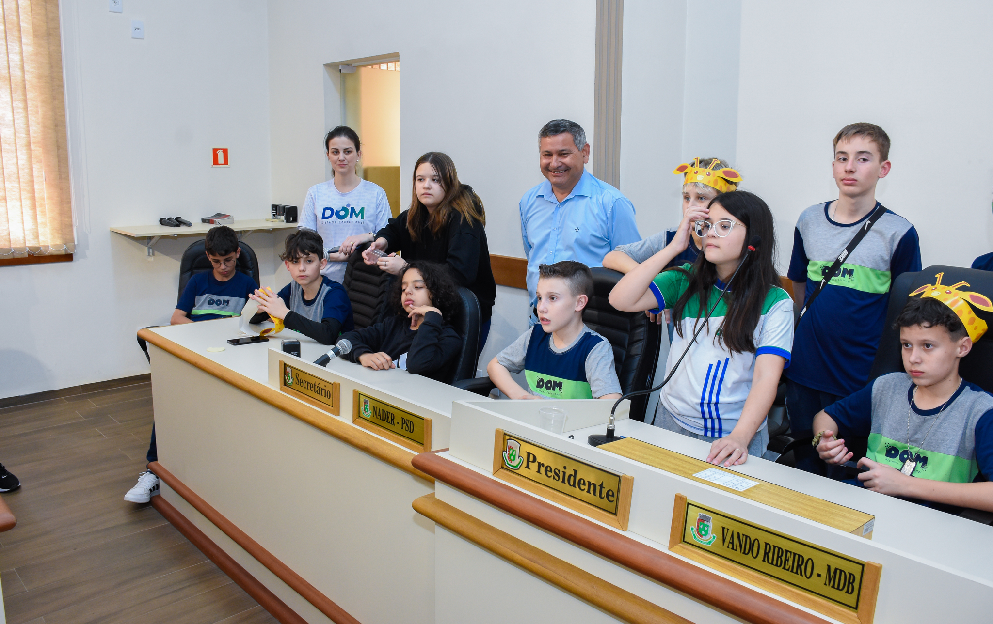 Estudantes de Maravilha/SC visitam o parlamento municipal 