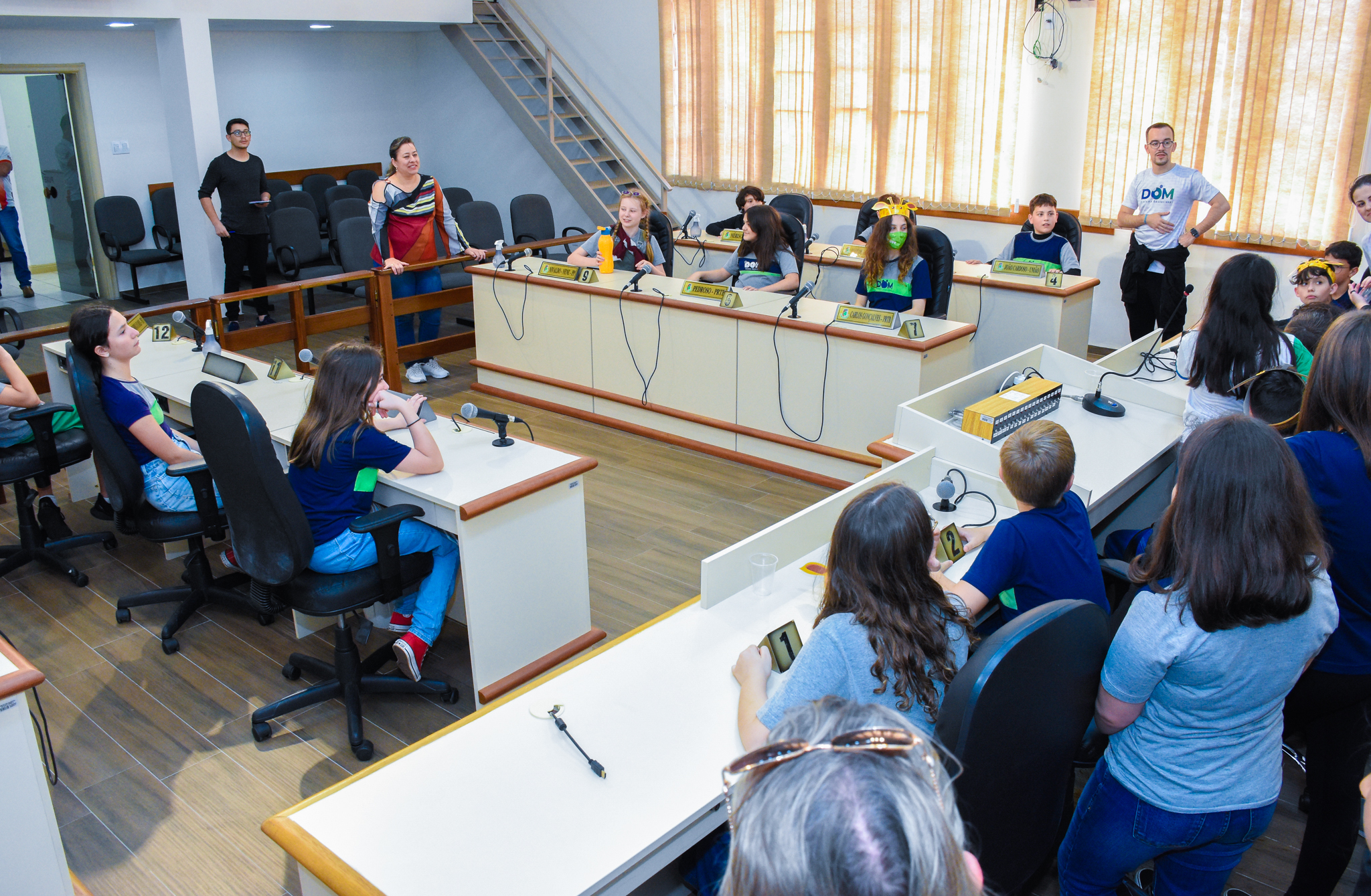 Estudantes de Maravilha/SC visitam o parlamento municipal 