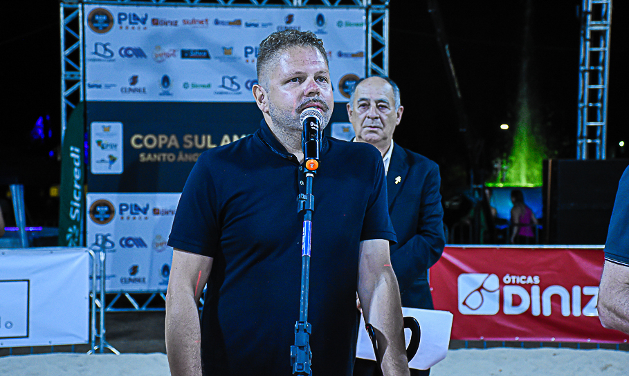 Poder Legislativo de Santo Ângelo prestigia a abertura da Copa Sul-Americana de Vôlei de Praia