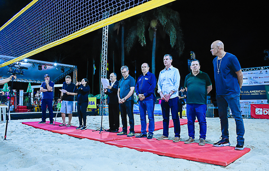 Poder Legislativo de Santo Ângelo prestigia a abertura da Copa Sul-Americana de Vôlei de Praia