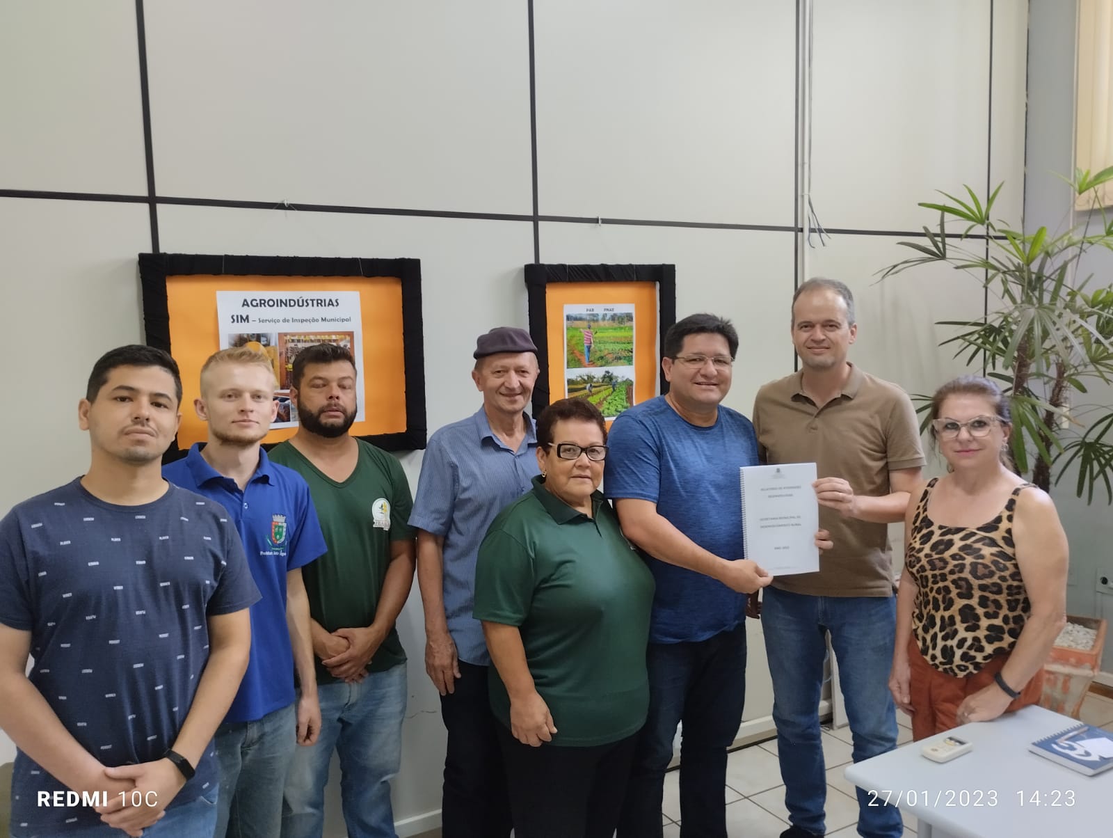  Presidente do Legislativo santo-angelense Carlos Gonçalves  visita a Secretaria de Desenvolvimento Rural 