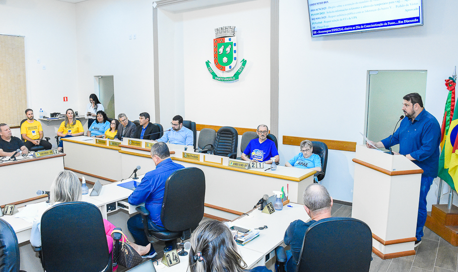 Câmara de Vereadores realiza realizada Sessão Especial alusiva ao Dia da Conscientização da Pessoa com Síndrome de Down