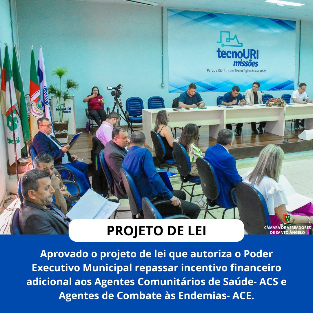   Legislativo aprova (14º salário) para Agentes Comunitários de Saúde- ACS e Agentes de Combate às Endemias- ACE
