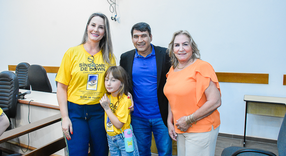 Câmara de Vereadores realiza realizada Sessão Especial alusiva ao Dia da Conscientização da Pessoa com Síndrome de Down