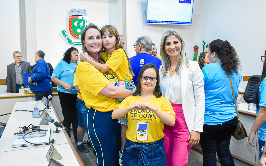 Câmara de Vereadores realiza realizada Sessão Especial alusiva ao Dia da Conscientização da Pessoa com Síndrome de Down