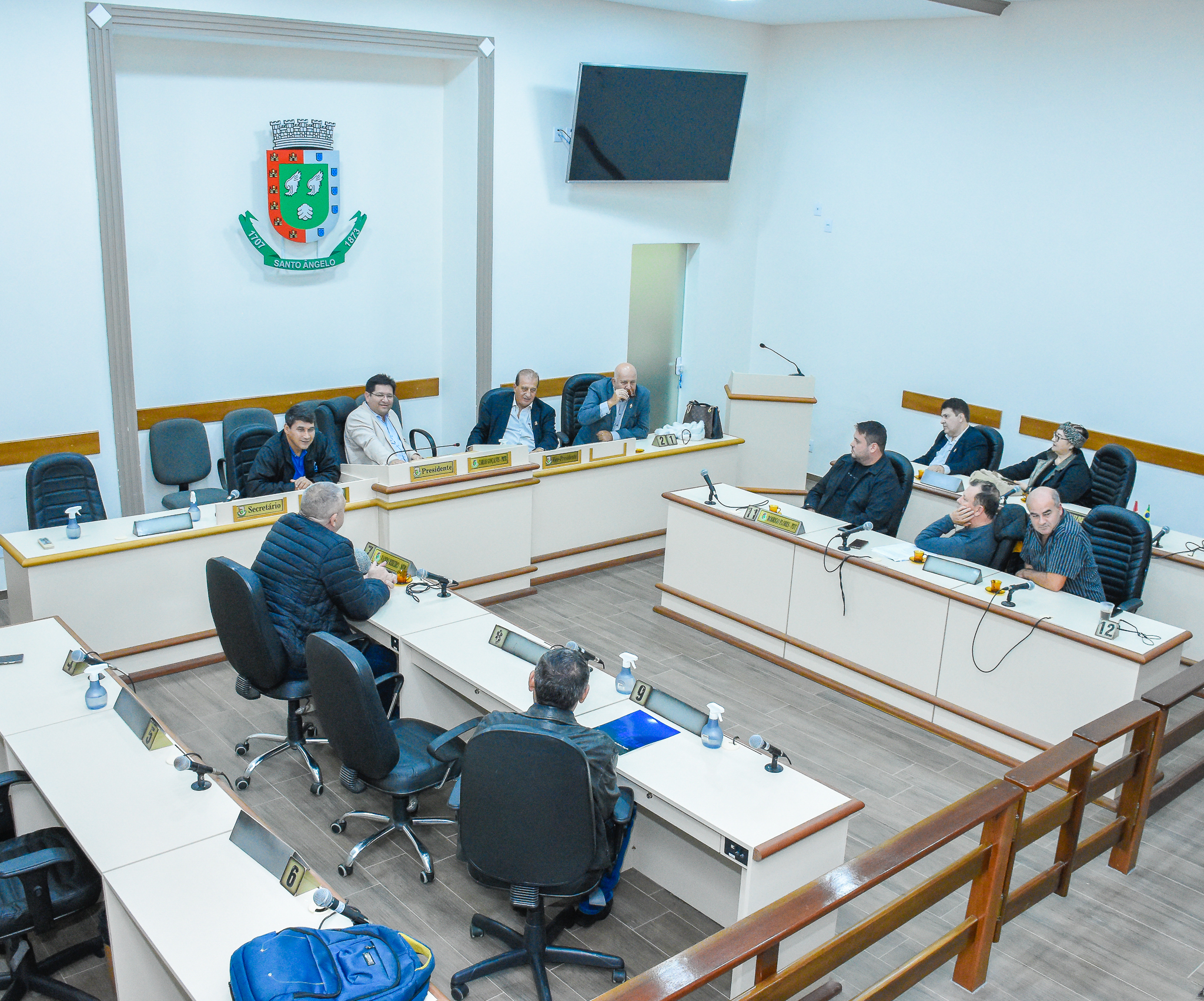 Ministro do Tribunal de Contas da União,  João Augusto Ribeiro Nardes visita o Legislativo