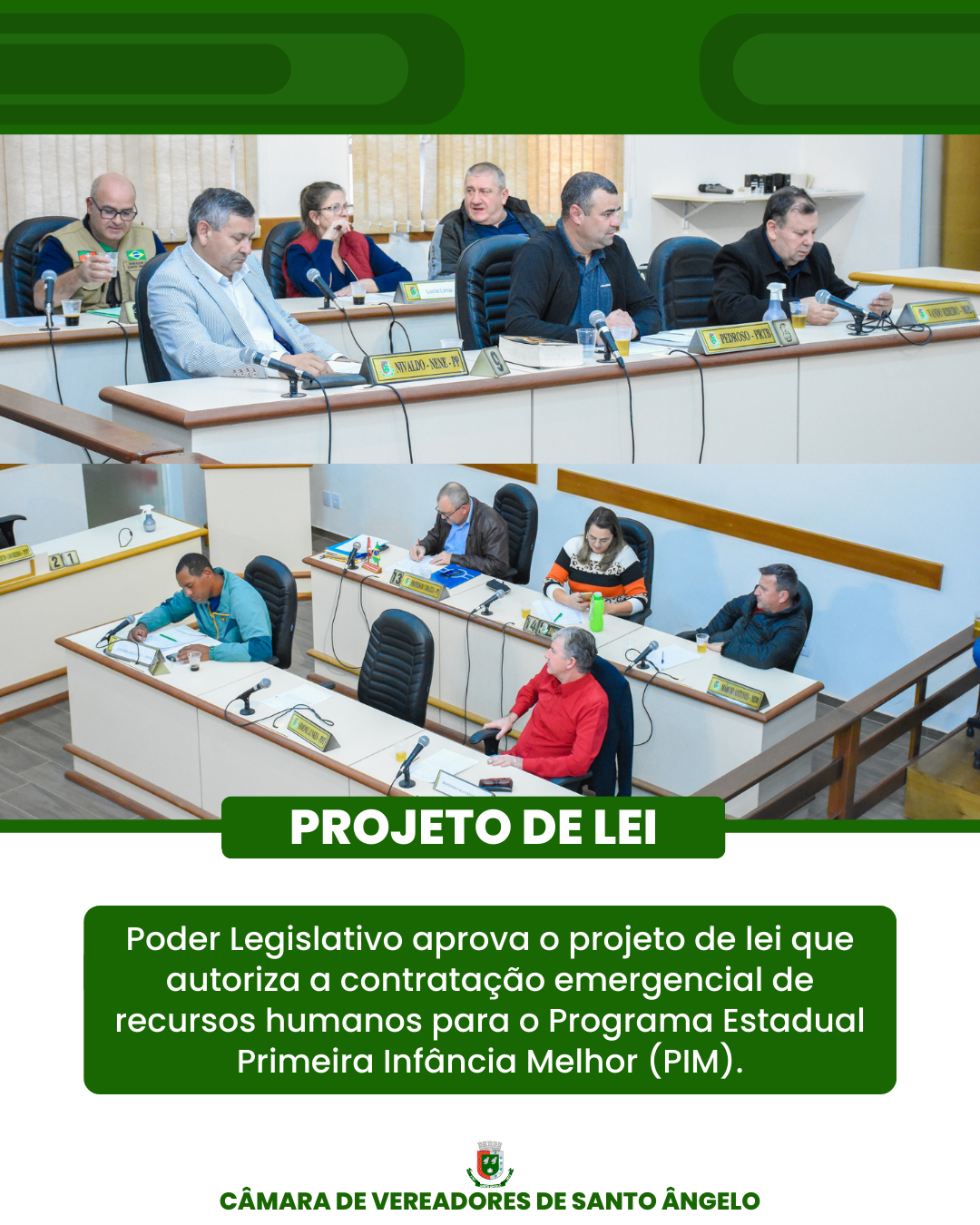 Confira os Projetos de Lei aprovados nesta semana