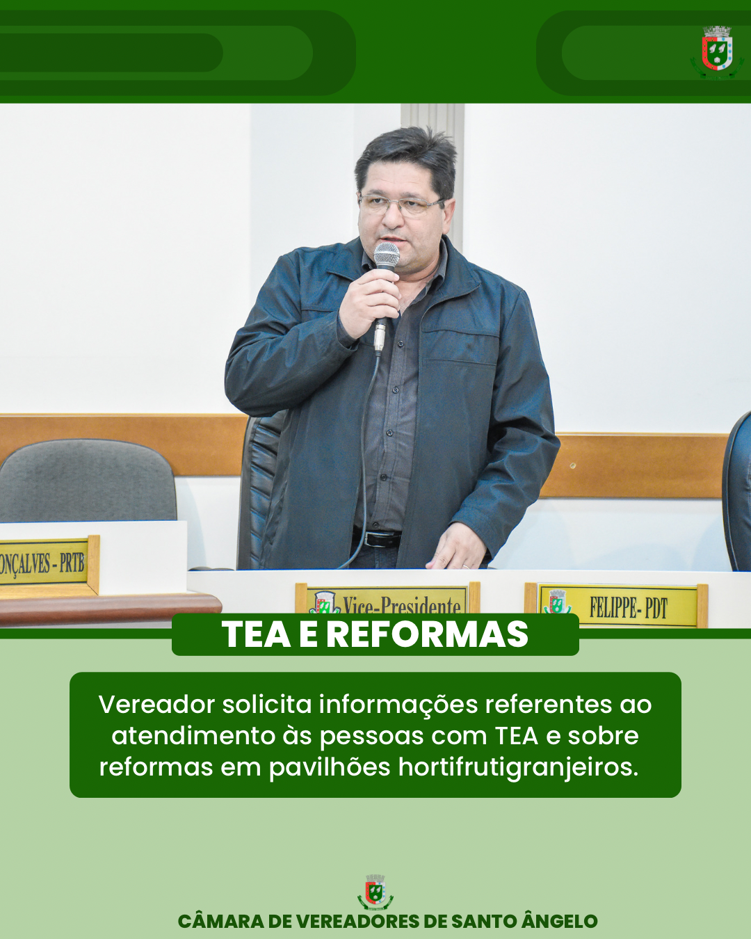 Veja os Pedidos de informação que estiveram em pauta na Sessão Ordinária desta segunda-feira