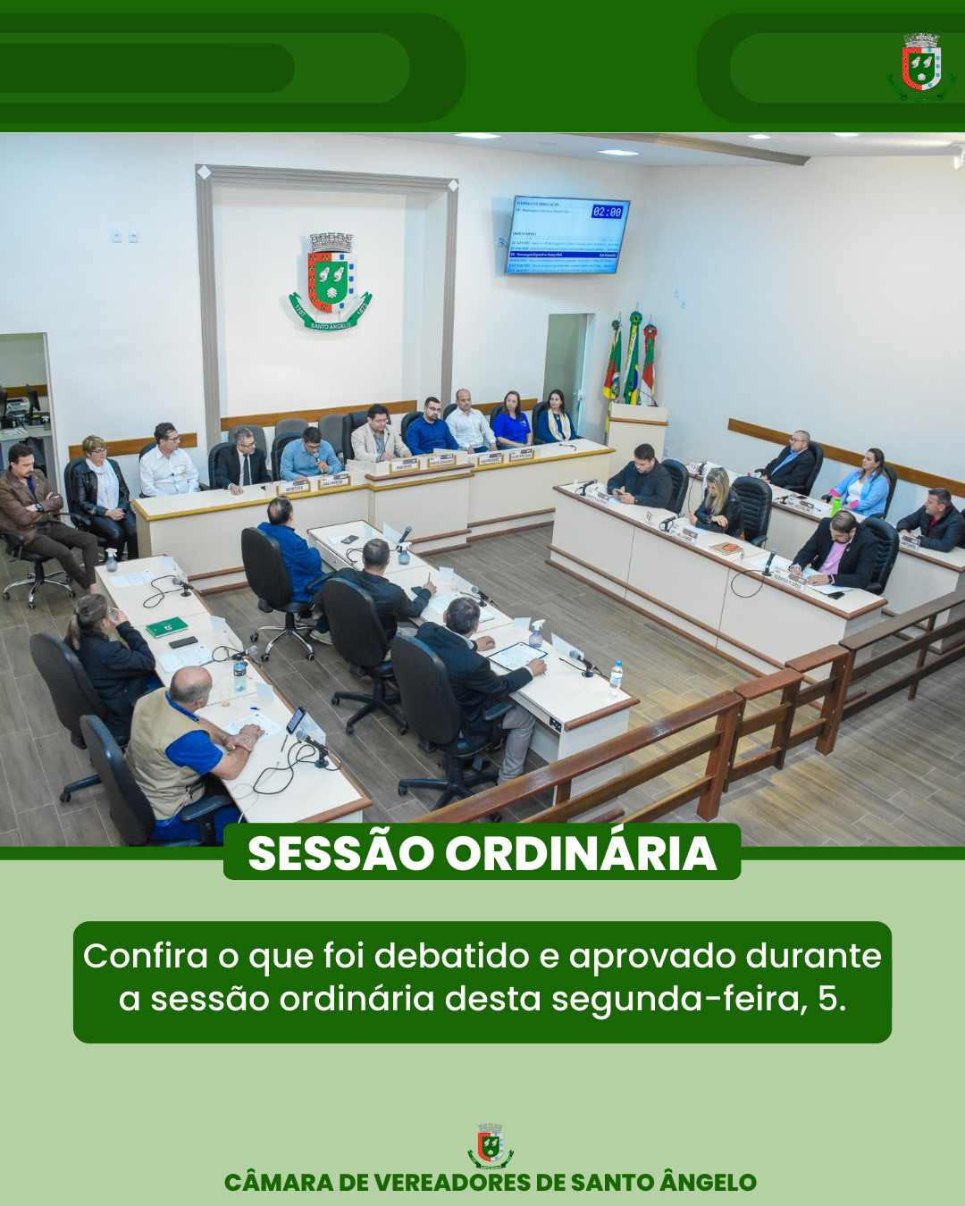 Confira as demandas debatidas na Sessão Ordinária da última segunda-feira