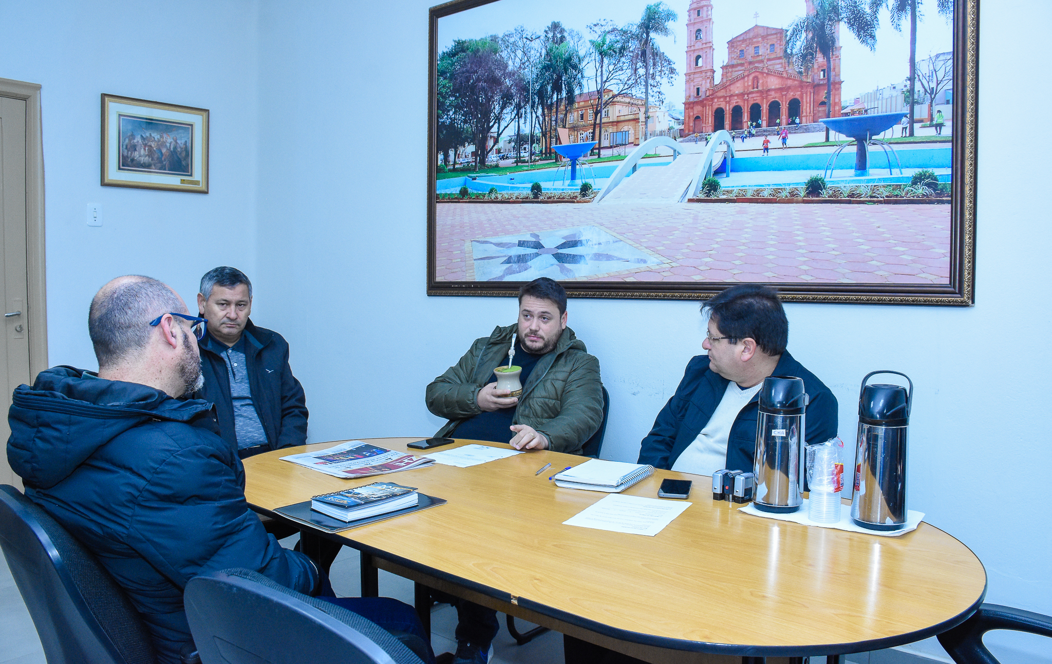 Câmara de Vereadores realizada reunião com o gerente regional da Rek Parking