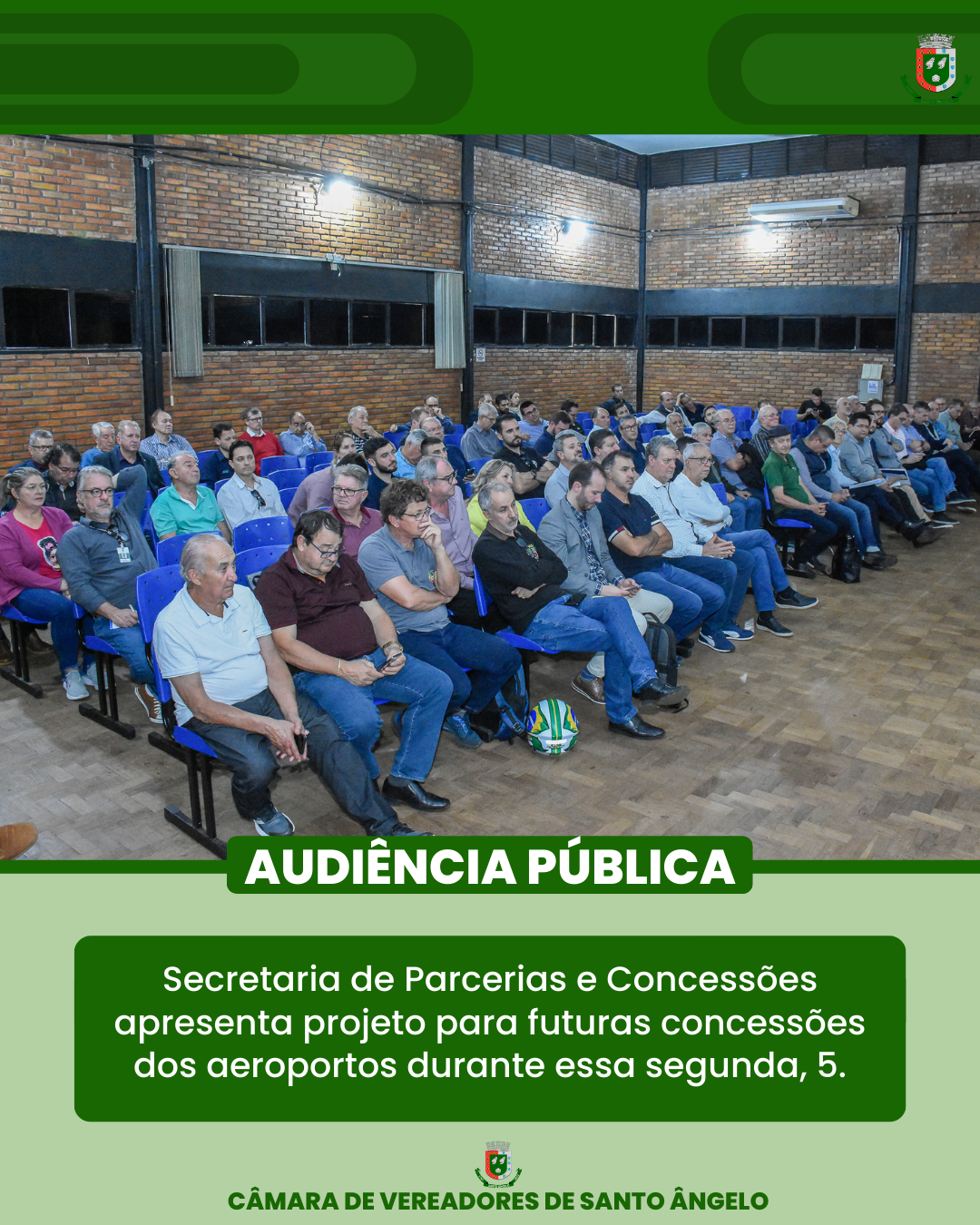 Governo do Estado realiza audiência Pública para tratar de assuntos relacionados ao Aeroporto de Santo Ângelo