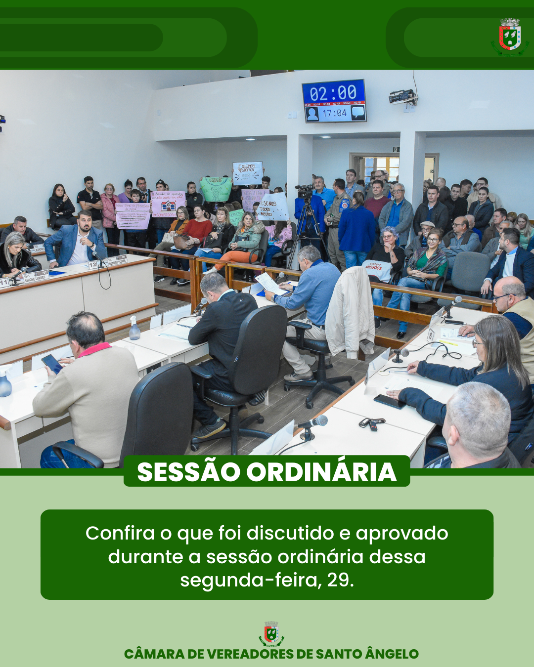 Confira as demandas discutidas e aprovadas na Sessão Ordinário da última segunda-feira