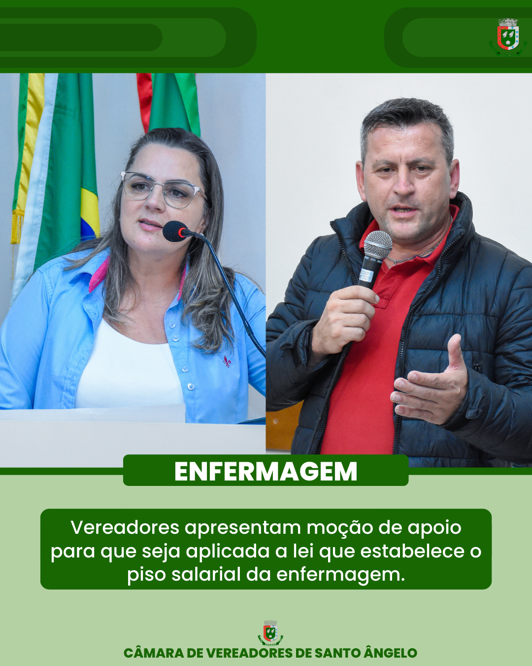 Aprovada em plenário moção a favor do piso nacional dos profissionais da enfermagem