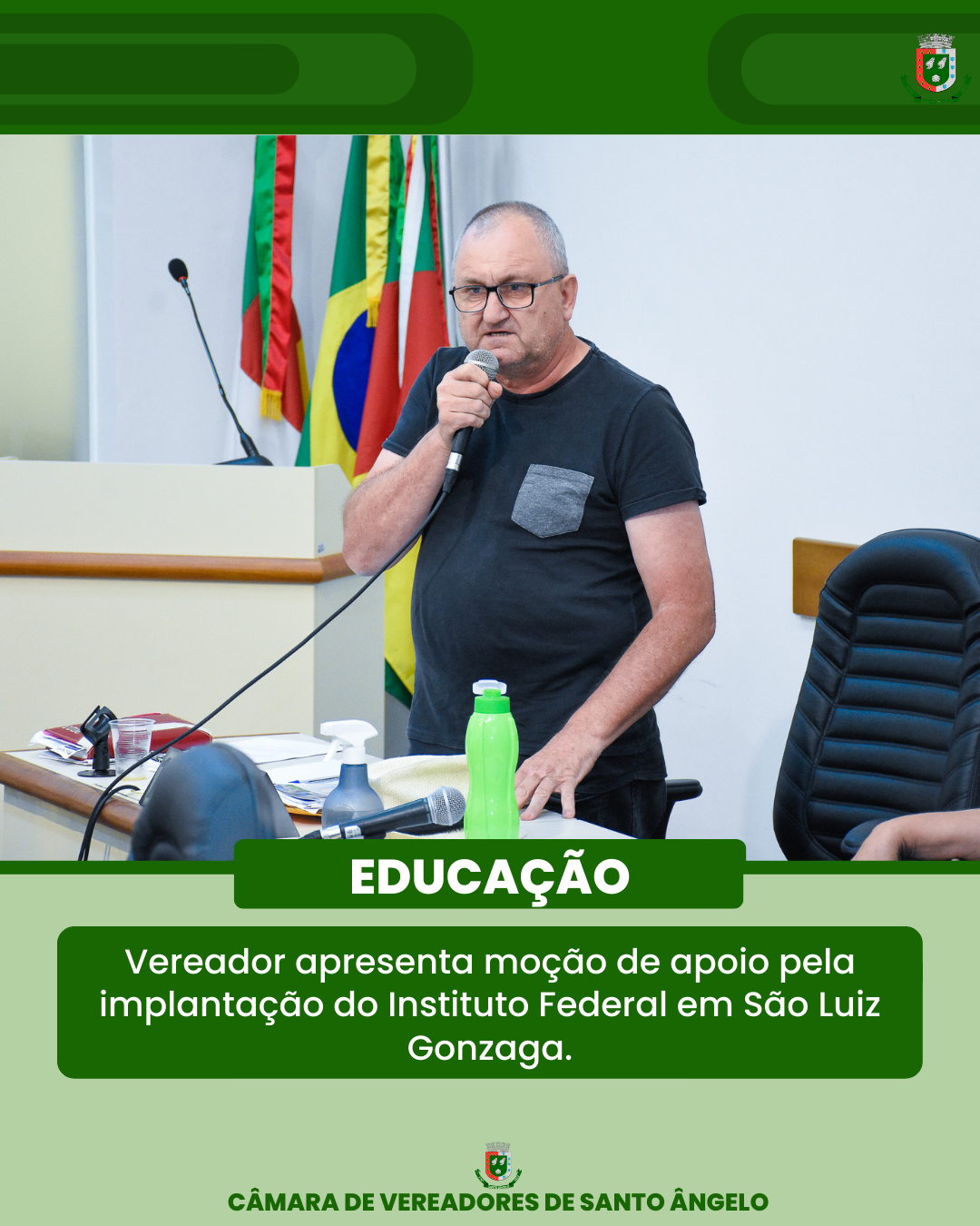Apresentada moção de apoio pela implantação do Instituto Federal em São Luiz Gonzaga
