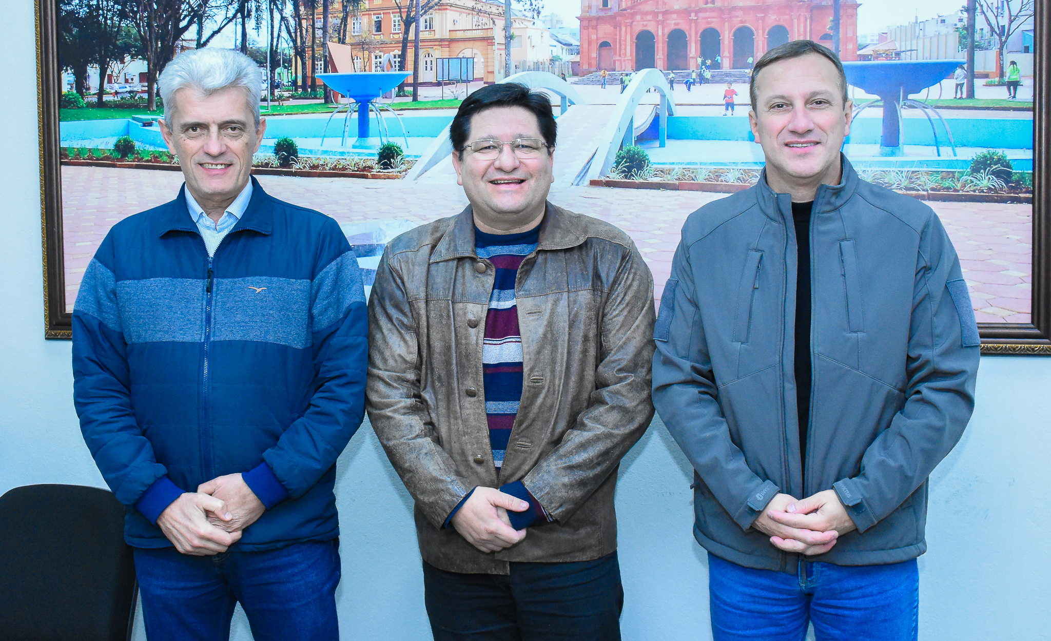 Presidente do Legislativo recebeu visita do deputado federal Ubiratan Sanderson na tarde desta sexta-feira
