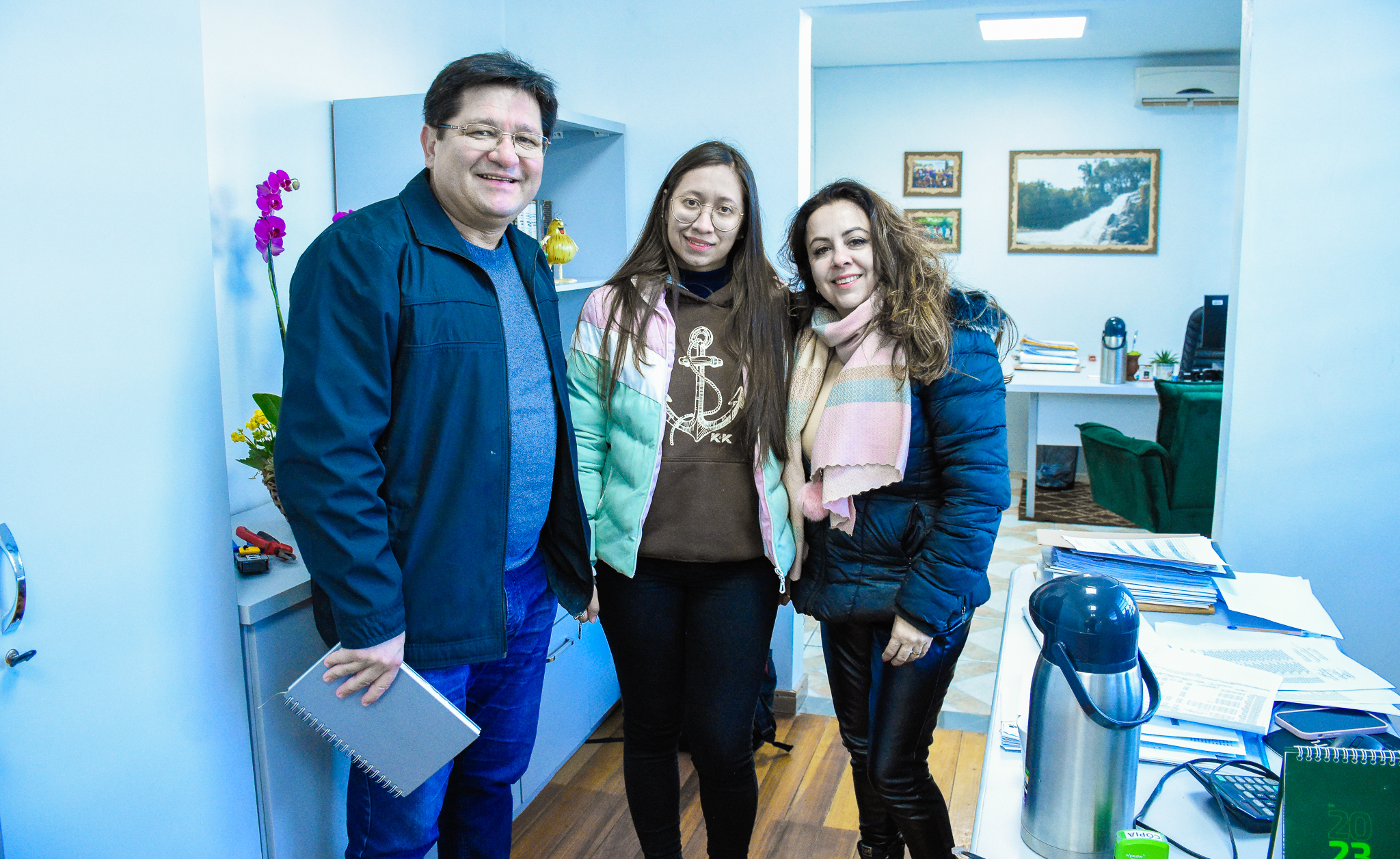 Presidente do Legislativo visita as instalações da nova sede da Secretaria Municipal de Meio Ambiente