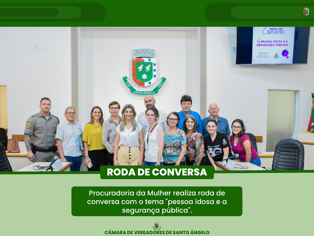 Realizada roda de conversa com o tema “A pessoa idosa e a segurança pública”