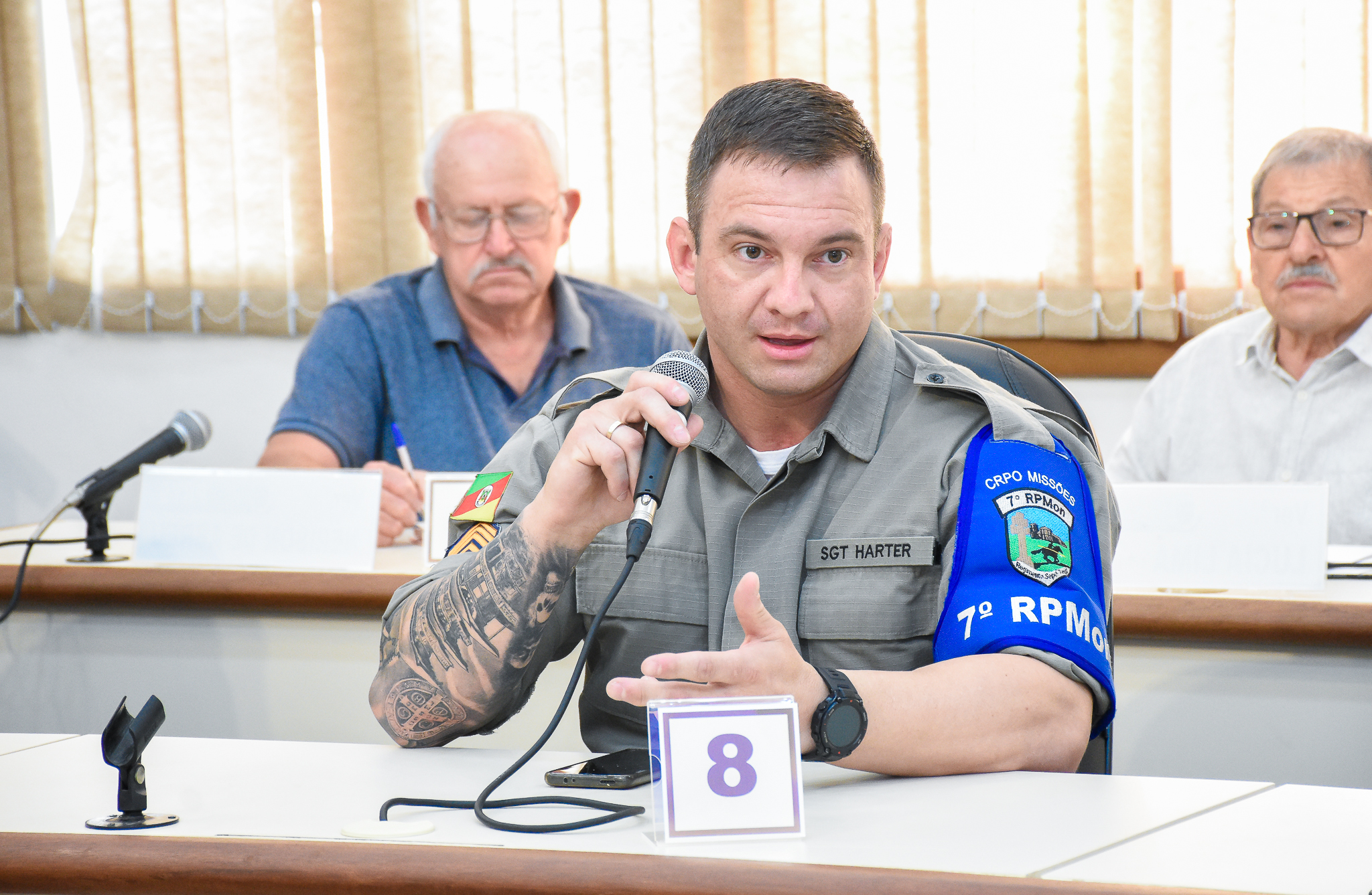 Realizada roda de conversa com o tema “A pessoa idosa e a segurança pública”