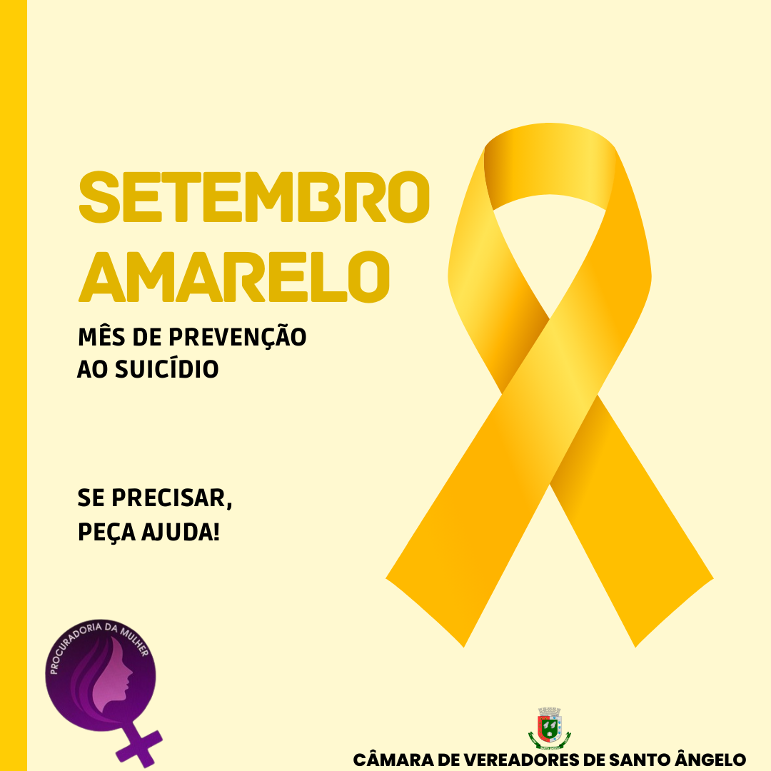 Saiba mais sobre o setembro amarelo