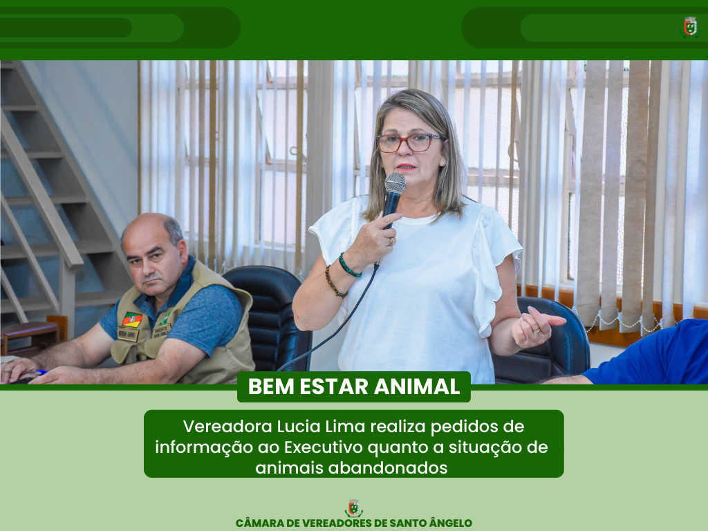 Vereadores solicitam informações quanto ao bem estar animal pavimentação e estradas do interior
