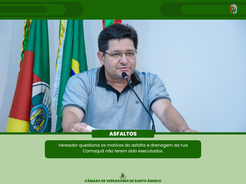 Confira os Pedidos de Informação e requerimento apresentados na última segunda-feira