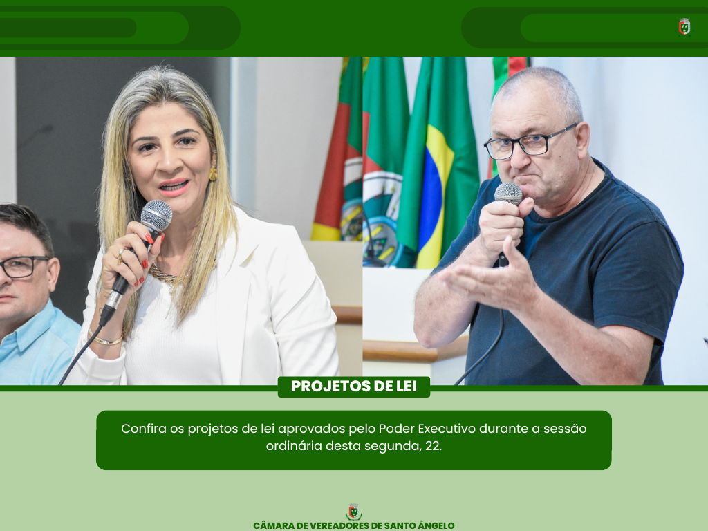 Saiba tudo sobre os Projetos de Lei aprovados na última segunda-feira