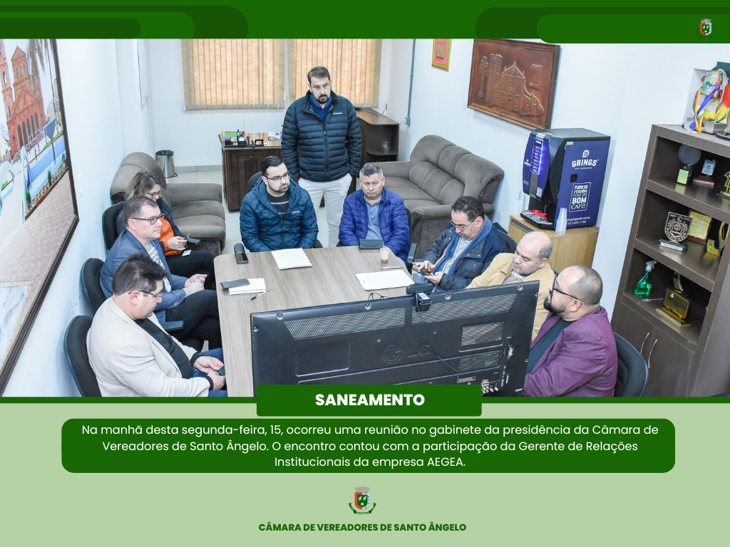 Legislativo faz reunião via teleconferência com integrantes da AEGEA